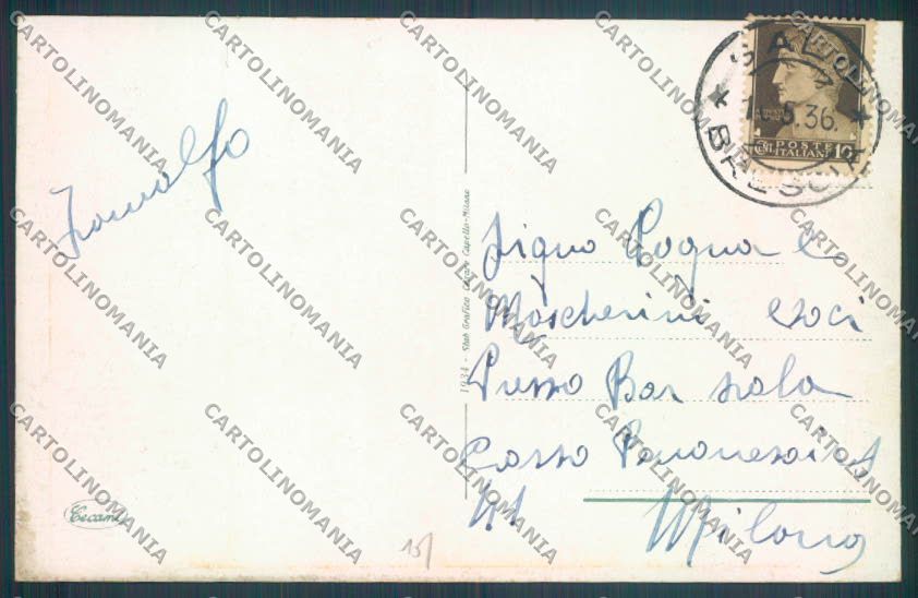 Brescia Salò Barca cartolina LQ5556 – retro