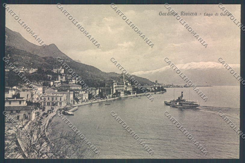 Brescia Gardone Riviera Battello cartolina LQ5564 – fronte