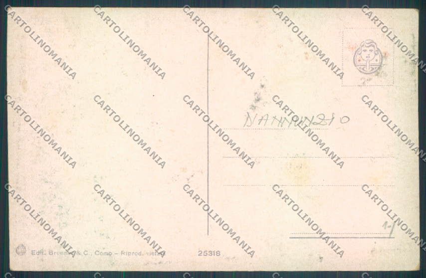 Brescia Gardone Riviera Nave D'Annunzio cartolina LQ5565 – retro