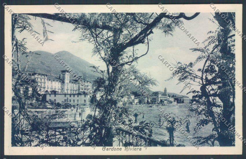 Brescia Gardone Riviera cartolina LQ5566 – fronte