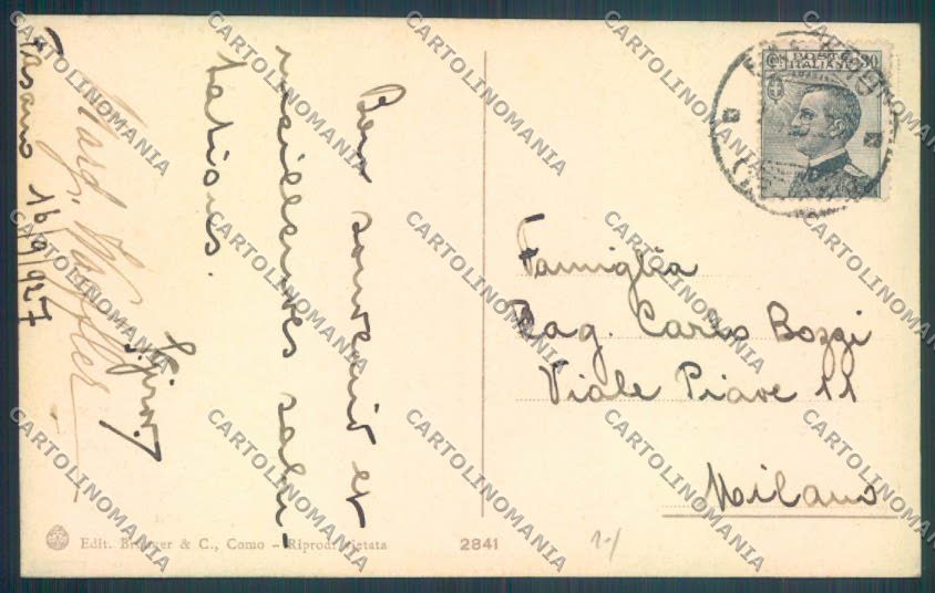Brescia Gardone Riviera cartolina LQ5569 – retro