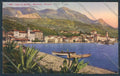 Brescia Gardone Riviera Barca cartolina LQ5577 – fronte