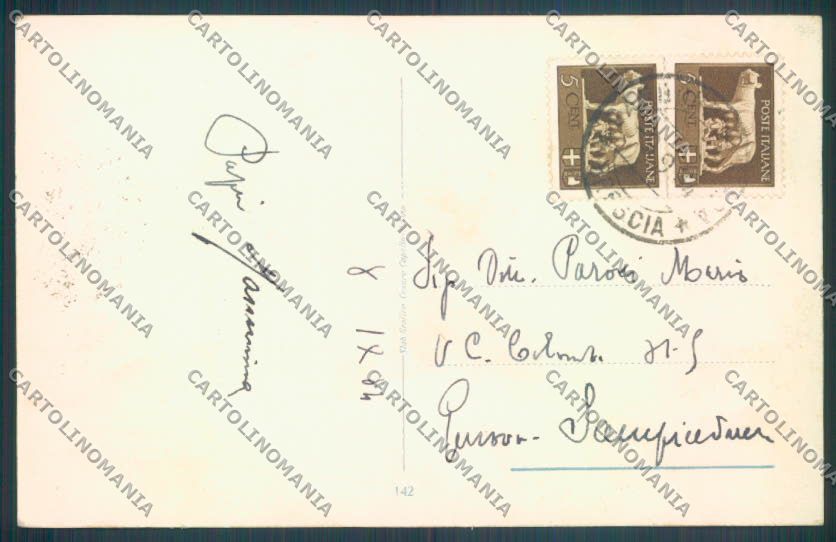 Brescia Gardone Riviera cartolina LQ5584 – retro
