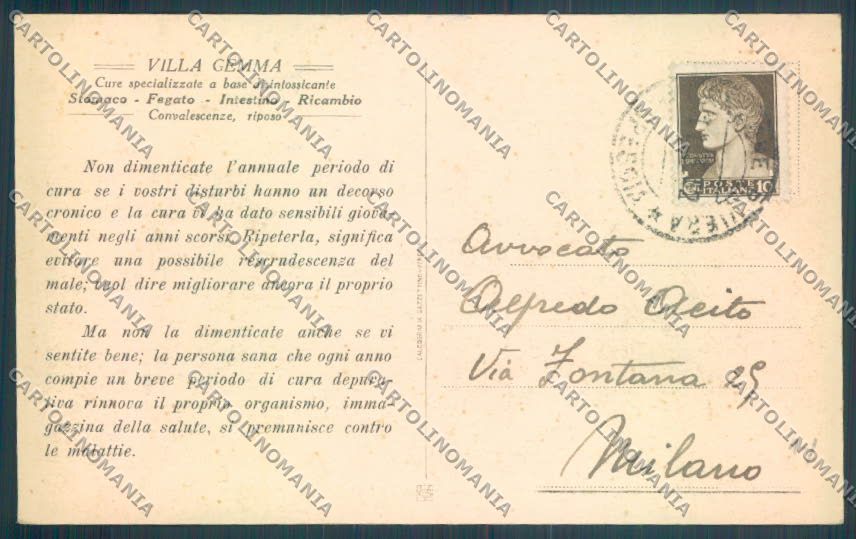 Brescia Gardone Riviera cartolina LQ5597 – retro