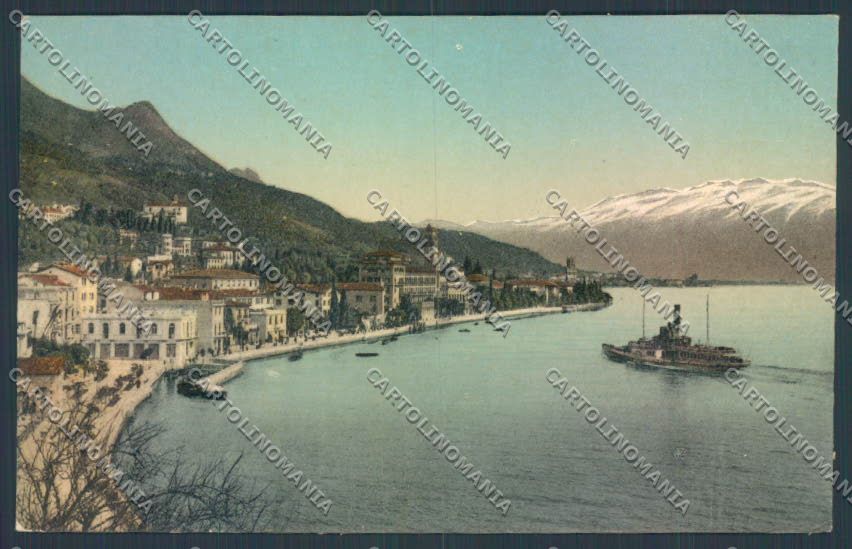 Brescia Gardone Riviera Battello cartolina LQ5599 – fronte