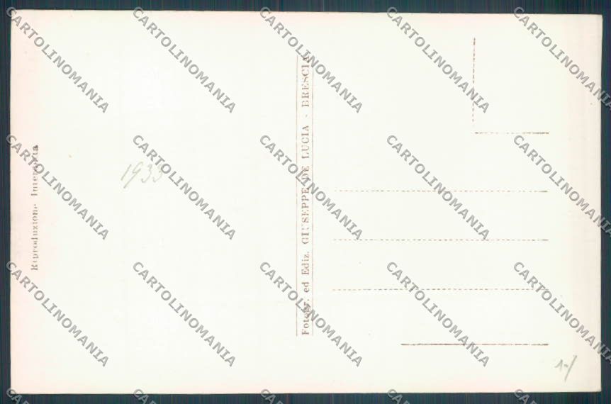 Brescia Gardone Riviera Foto cartolina LQ5605 – retro