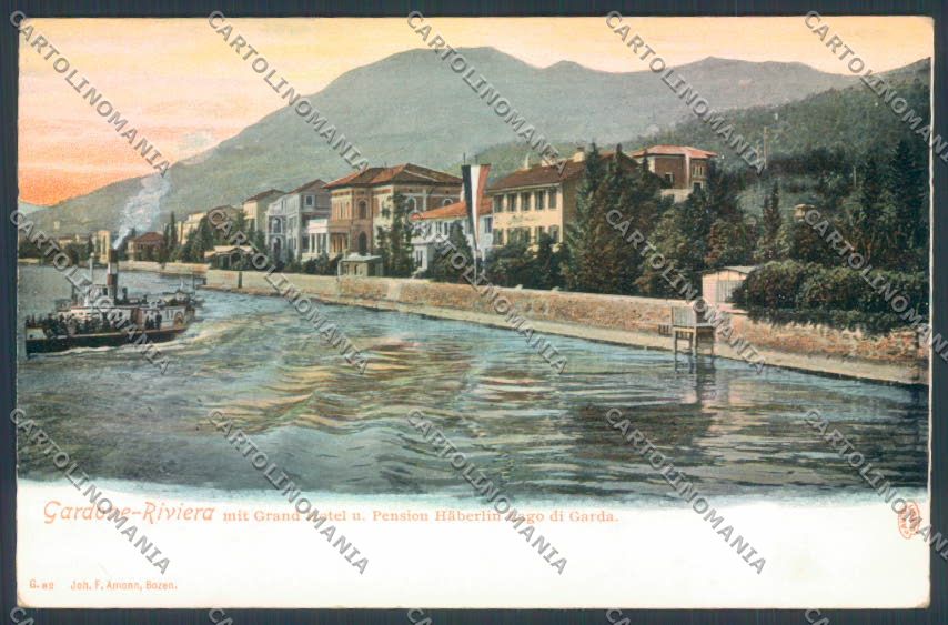 Brescia Gardone Riviera Battello cartolina LQ5615 – fronte