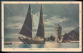 Brescia Gardone Riviera Barca cartolina LQ5619 – fronte