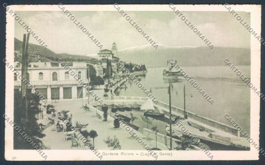Brescia Gardone Riviera Battello PIEGHINA cartolina LQ5623 – fronte