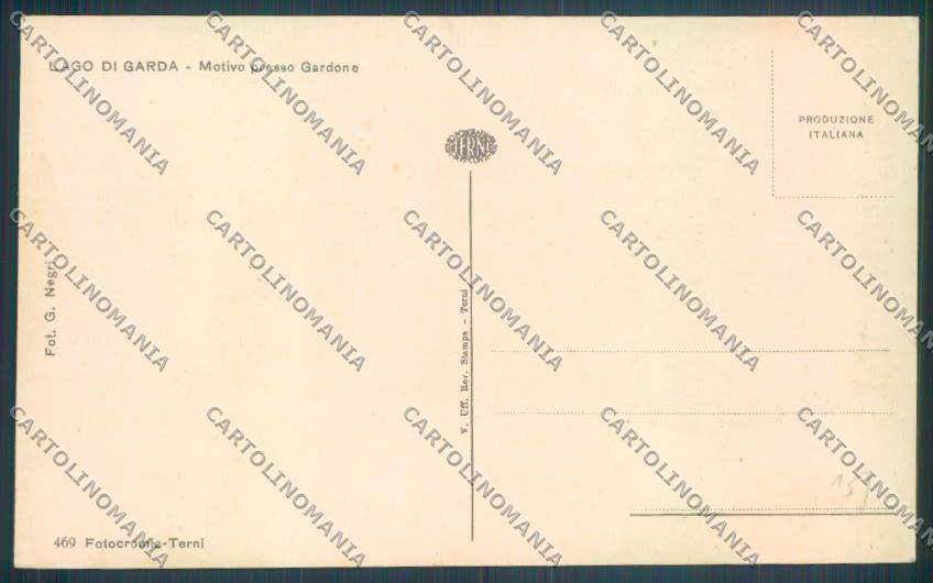 Brescia Gardone Riviera Barca cartolina LQ5629 – retro