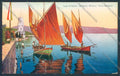 Brescia Gardone Riviera Barca PIEGHINE cartolina LQ5632 – fronte