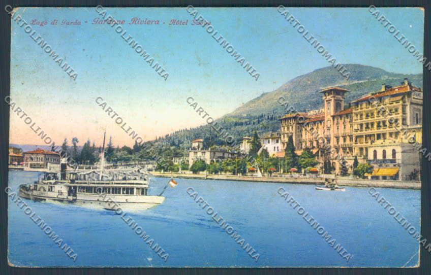 Brescia Gardone Riviera Battello cartolina LQ5634 – fronte