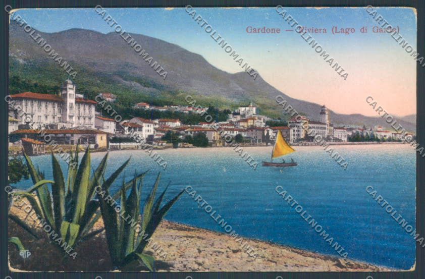 Brescia Gardone Riviera cartolina LQ5643 – fronte