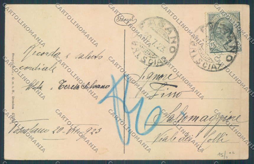 Brescia Fasano cartolina LQ5684 – retro