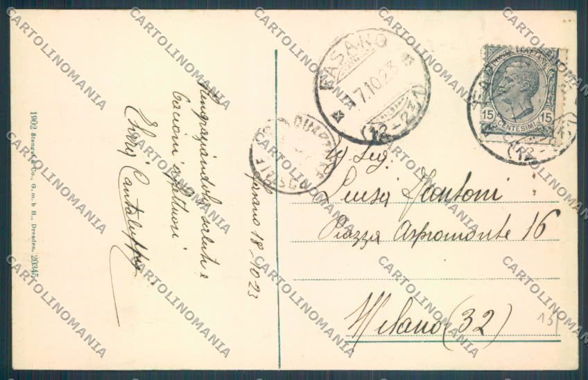 Brescia Fasano Battello cartolina LQ5687 – retro