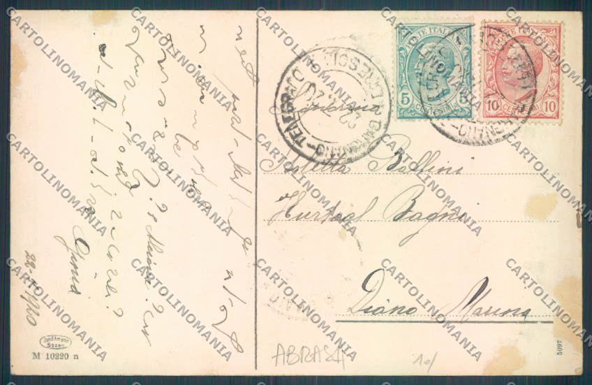 Brescia Gargnano ABRASA cartolina LQ5702 – retro