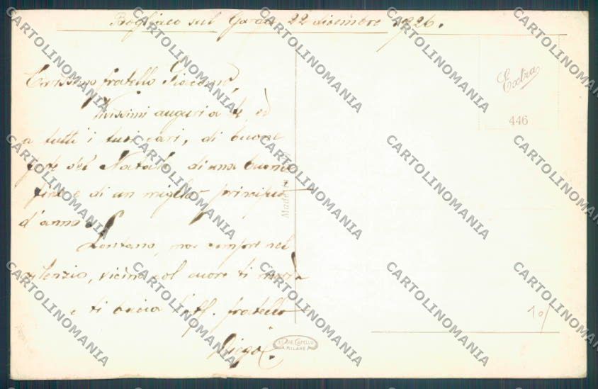 Brescia Gargnano cartolina LQ5709 – retro