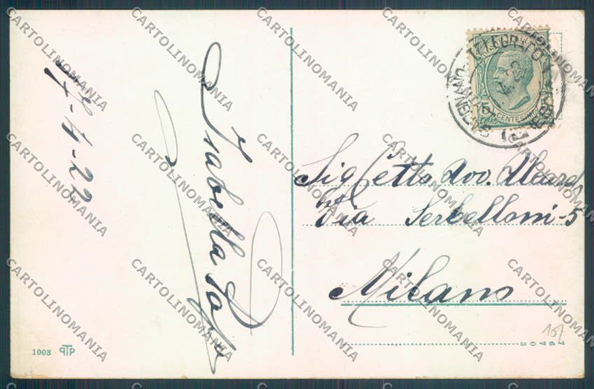 Brescia Gargnano Barca cartolina LQ5728 – retro