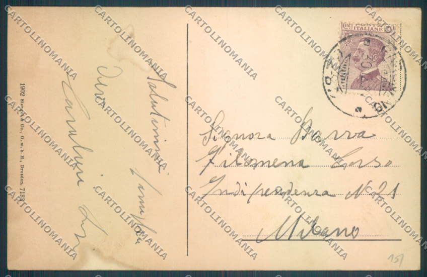 Brescia Gargnano cartolina LQ5731 – retro