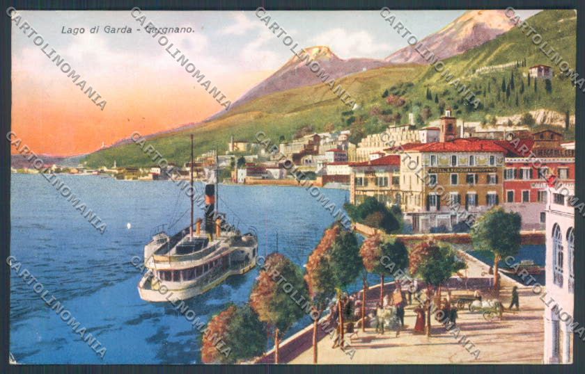Brescia Gargnano Battello cartolina LQ5737 – fronte