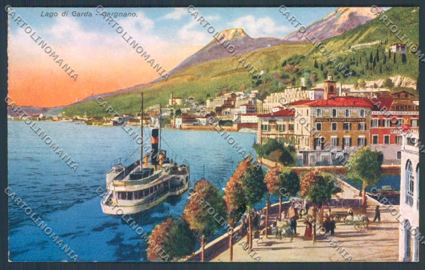 Brescia Gargnano Battello cartolina LQ5741 – fronte