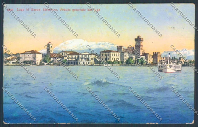 Brescia Sirmione Battello cartolina LQ5807 – fronte