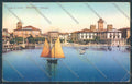 Brescia Sirmione Barca PIEGHE cartolina LQ5827 – fronte