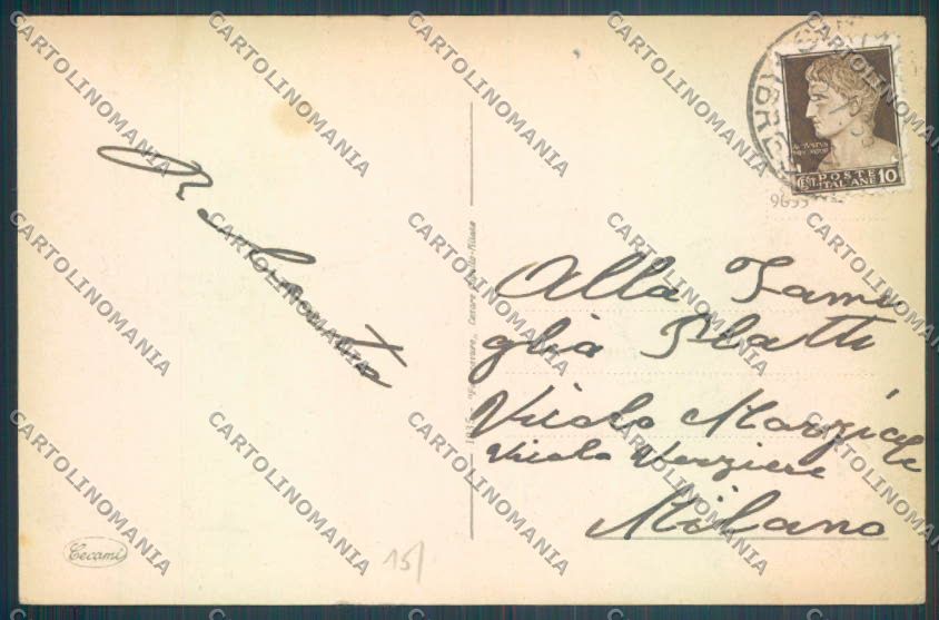 Brescia Sirmione cartolina LQ5845 – retro