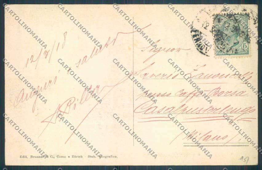 Brescia Sirmione cartolina LQ5852 – retro