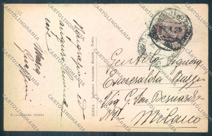 Brescia Sirmione Barca cartolina LQ5854 – retro