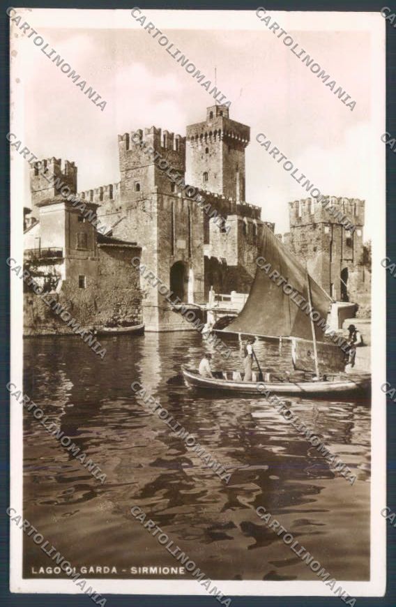 Brescia Sirmione Battello Foto cartolina LQ5860 – fronte