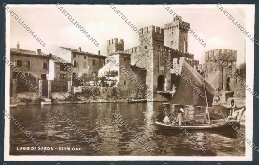 Brescia Sirmione Battello Foto cartolina LQ5861 – fronte