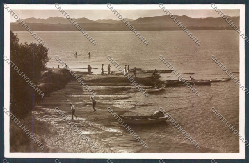 Brescia Sirmione Battello Foto cartolina LQ5863 – fronte