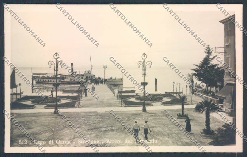 Brescia Sirmione Battello Foto cartolina LQ5864 – fronte