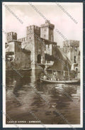 Brescia Sirmione Barca Foto cartolina LQ5865 – fronte