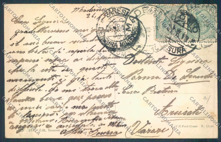 Brescia Toscolano Maderno cartolina LQ5877 – retro
