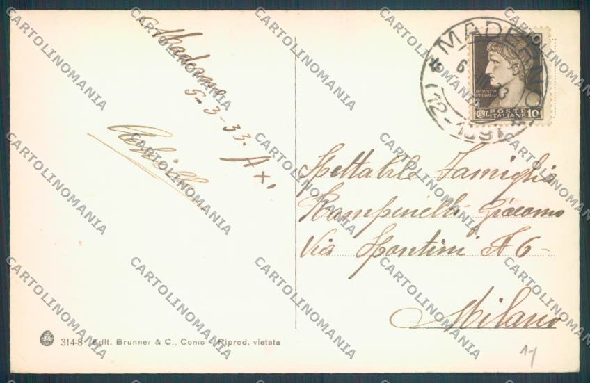 Brescia Toscolano Maderno cartolina LQ5878 – retro