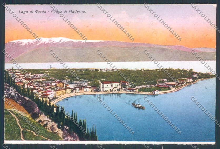 Brescia Toscolano Maderno Battello cartolina LQ5882 – fronte