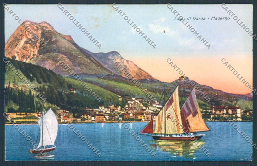 Brescia Toscolano Maderno Barca cartolina LQ5885 – fronte