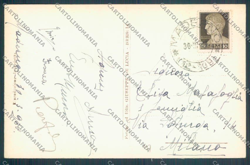 Brescia Toscolano Maderno Foto cartolina LQ5913 – retro