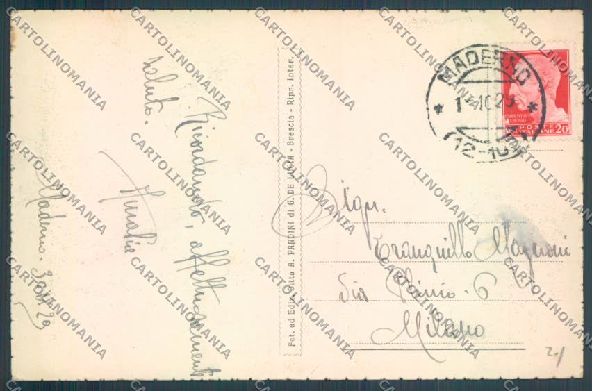 Brescia Toscolano Maderno cartolina LQ5917 – retro