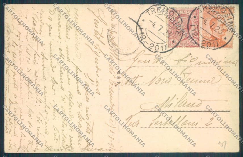 Brescia Tremosine Vesio cartolina LQ5931 – retro