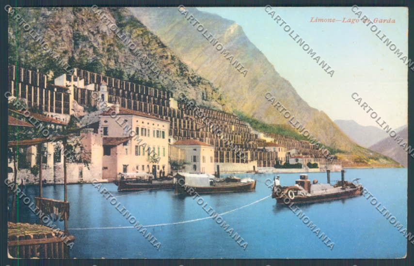 Brescia Limone Battello cartolina LQ5952 – fronte