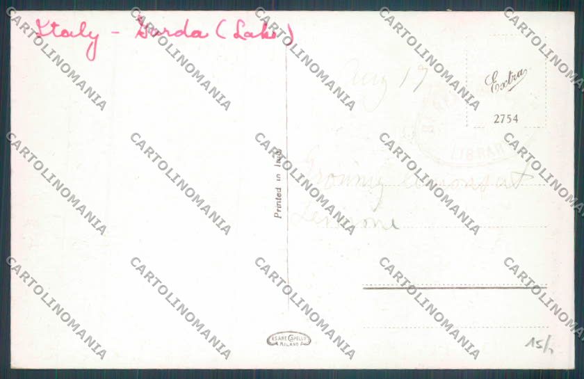 Brescia Limone cartolina LQ5958 – retro
