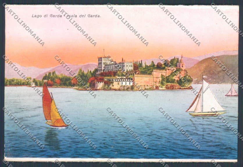 Brescia San Felice del Benaco Isola del Garda cartolina LQ5971 – fronte