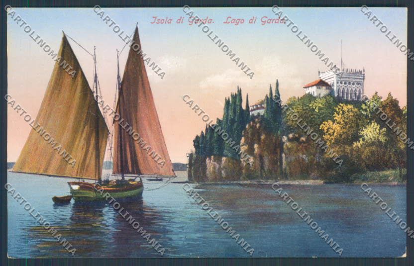 Brescia San Felice del Benaco Isola del Garda cartolina LQ5978 – fronte
