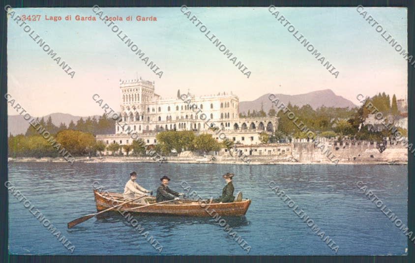 Brescia San Felice del Benaco Isola del Garda cartolina LQ5979 – fronte