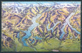 Brescia Lago di Garda Mappa cartolina LQ5984 – fronte