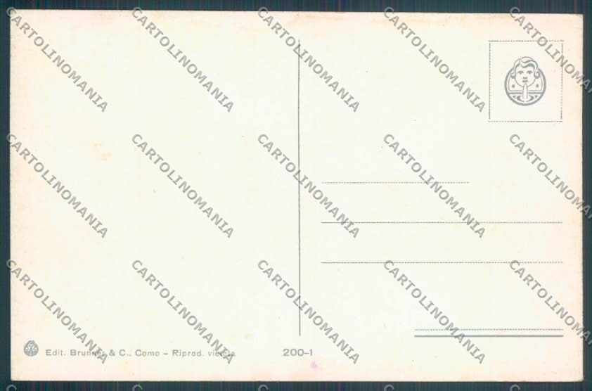 Brescia Lago di Garda Mappa cartolina LQ5984 – retro