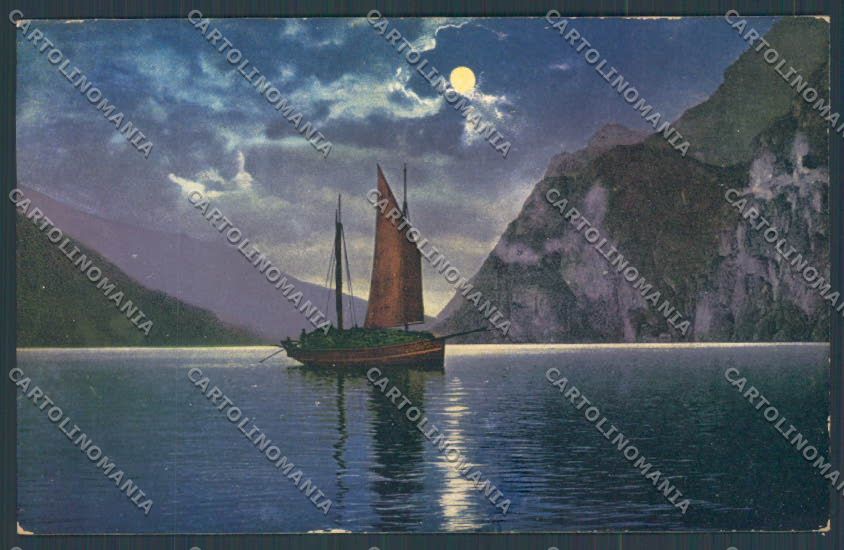Brescia Lago di Garda Barca cartolina LQ5987 – fronte
